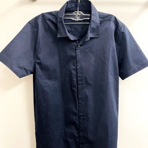 Forever 21 | Navy Blue | Short Sleeve Button down